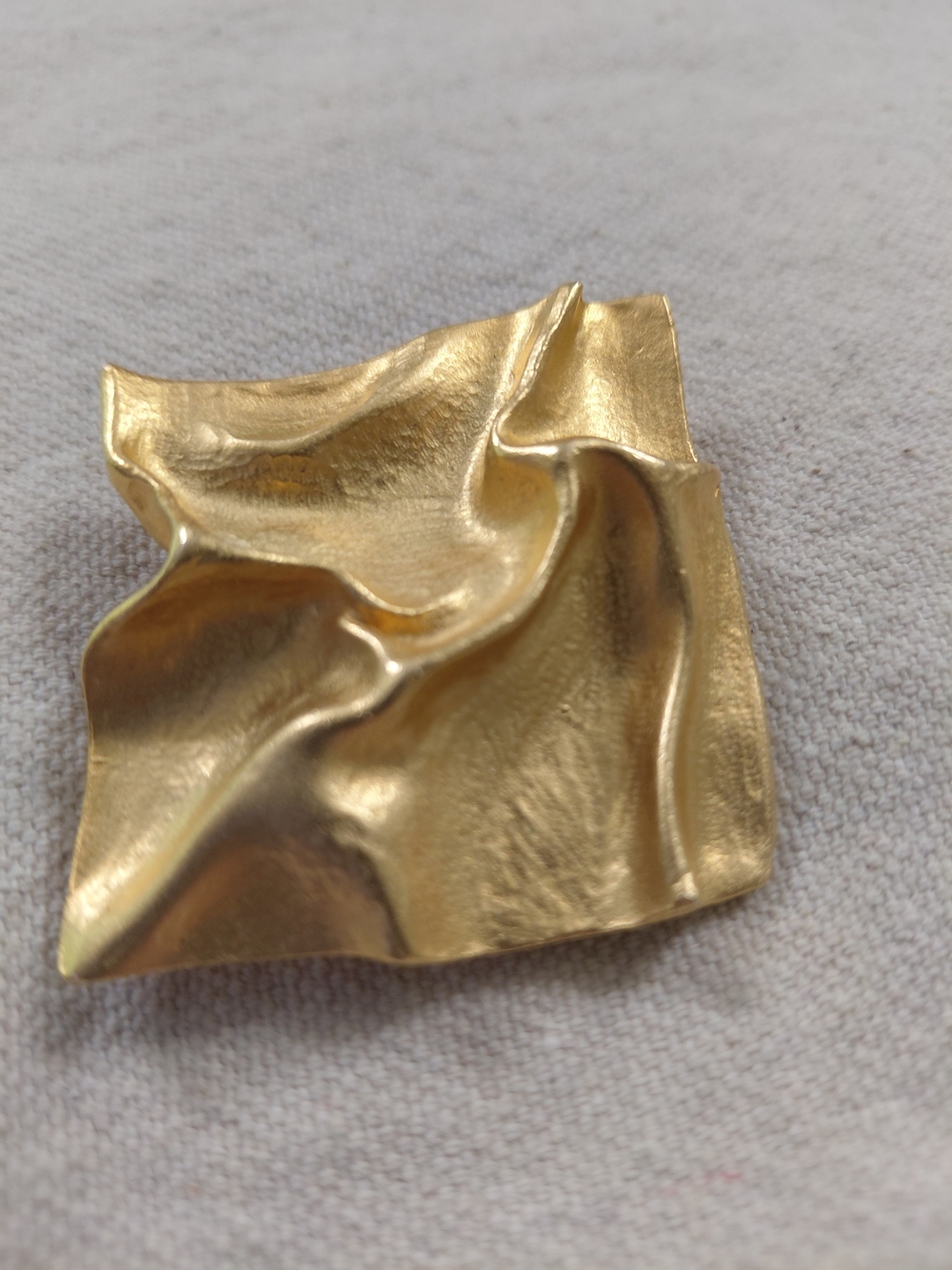 Stunning vintage modernist statement brooch from high-end French  jewelry  maker